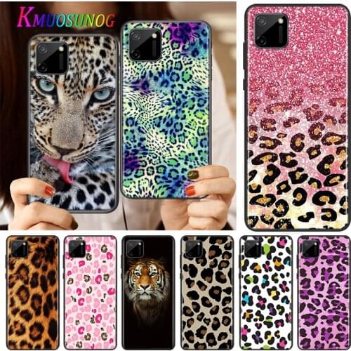 Tiger Leopard Skin Pattern Silicone Cover For Realme V15 X50 X7 X3 Superzoom Q2 C11 C3 7i 6i 6s 6 Global Pro 5G Phone Case