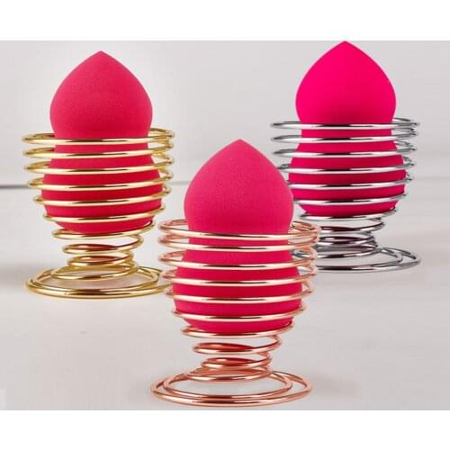 Makeup Sponge Holders Puff Display Stand Gourd Shape Sponge Puff Blender Drying Holder Bracket Make Up Puff Holder Beauty Tool