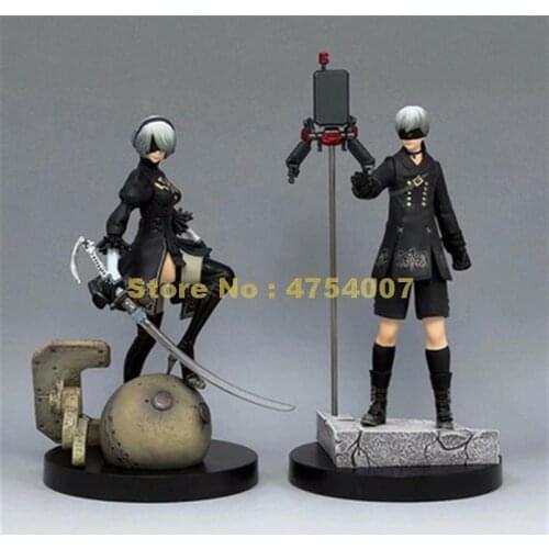 Nier Automata Yorha No. 2 Type B 2b 9s Action Figure Collection Model Doll 15cm Toy