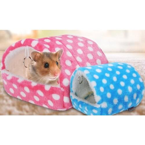 Hamster nest Pet winter cotton nest Dutch pig guinea pig honey bag Can hang in the nest