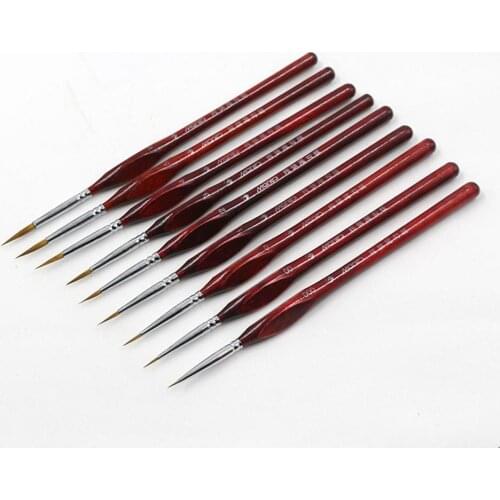 Professional Sable Hair Ink Brush Paint Art Brushes for Drawing Gouache Oil Painting Brush Art Supplies