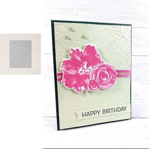 Beautiful leaf background flower Cutting Dies and Stamps Scrapbook Dariy Decoration Stencil Embossing Template Diy Greeting Card
