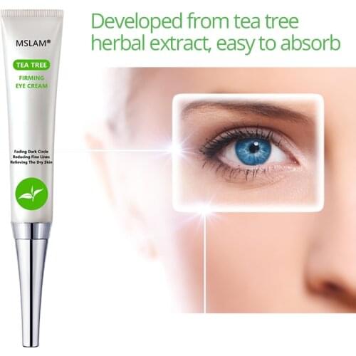MSLAM Tea Tree Repair Eye Cream Anti Anti-Hydrating And For Puffiness Dark Eye Care Pouch Skin Circles 20G