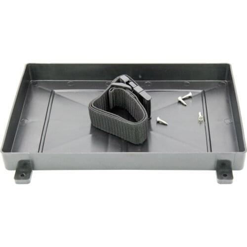 Marine Boat Battery Tray Box Bracket with Strap for RV Truck