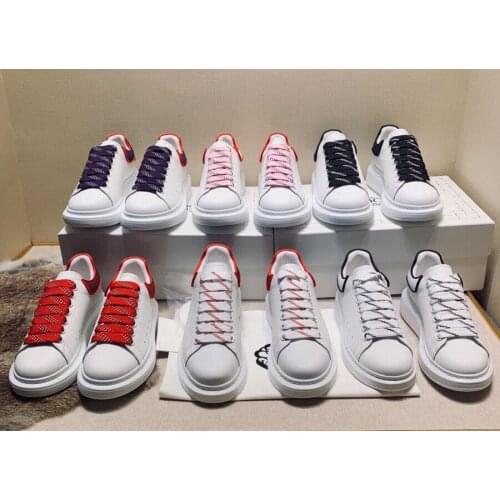 Plus Size 45 Little white shoes High Platform Lace Up Casual Sneakers Luxury Designer White Shoes for Men and Women sneakers