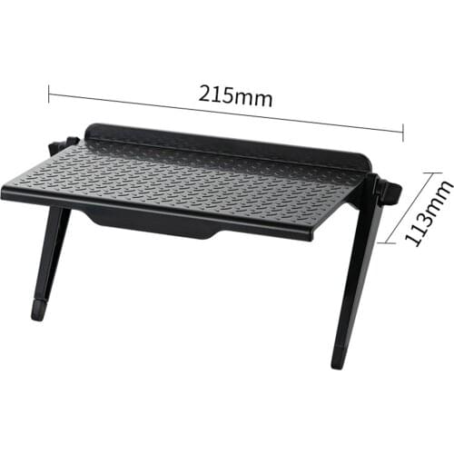 Multi-functional Storage Rack TV Computer LCD Display Rack Screen Storage Bracket Screen Top Shelf Adjustable Rack Holder 1pcs