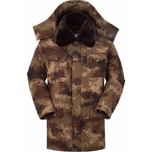 Men Winter Outdoor Camping Hunting Military Overcoat Training Jacket+ Liner Tactical Camouflage Waterproof Windproof Windbreaker