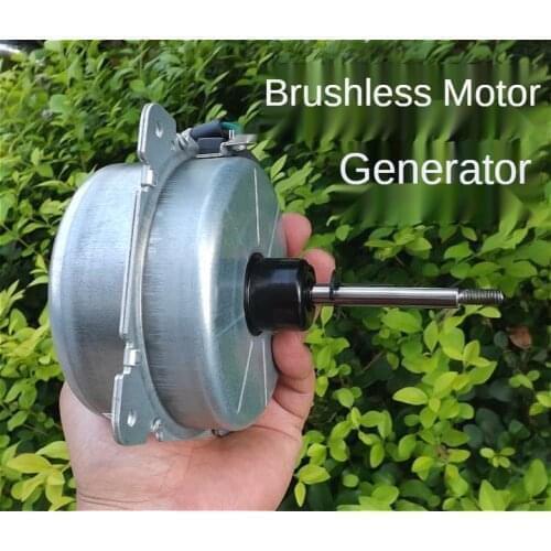 Low-Speed Three-Phase Permanent Magnet Brushless AC Brushless Wind Generator + Ballast 200W Hand Hydraulic Power 12V-300V