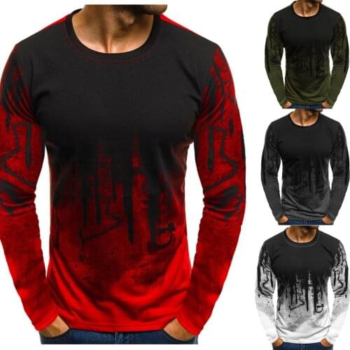 2020 New Fashion Mens pullover blank Car Logo printing Gradient O-Neck pullover Sweatshirts Mens tops
