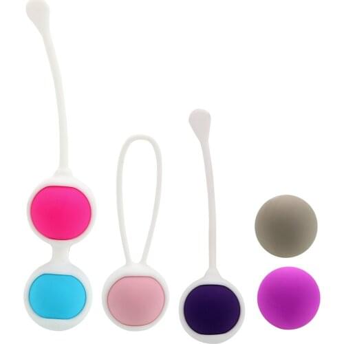 Vaginal Tight Exercise Machine Geisha Ball 6pcs/set Adult Products Silicone Smart Ball Kegel Ben Wa Ball Sex Toys for Women