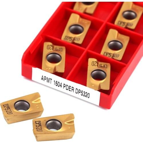 High quality Original APMT1135PDER DP5320 APMT1604PDER DP5320 Carbide Insert Milling Insert CNC Lathe Tools Milling Cutter