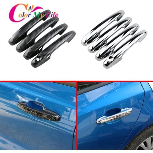 Car Door Handle Protection Cover Fit for Ford Focus 2019 New Accessories Exterior Door Handles Cover Trim Sticker 4 Pcs/set