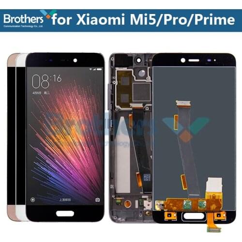 LCD Screen For Xiaomi Mi 5 LCD Display for Xiaomi 5 Pro Mi 5 Prime LCD Assembly Touch Screen Digitizer Phone Replacement Tested