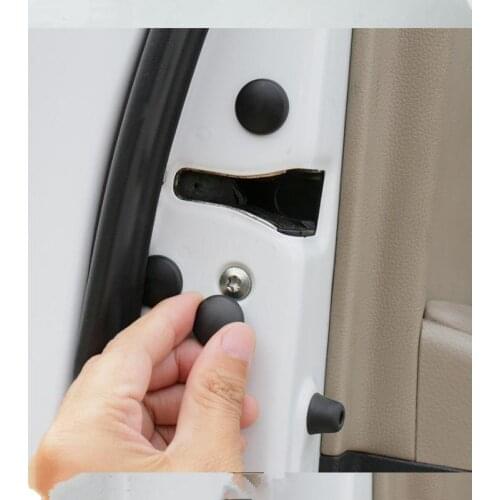 12Pcs Universal Car Door Lock Screw Protector Sticker Cover for Dodge Caliber Journey ram Nitro durango for Jeep Wrangler Grand