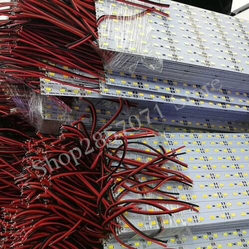 Led Light Bar 50pcs 50cm Hard Rigid Led Bar light DC12V 36 led Light Bar SMD 5630/5730 Aluminum Alloy Led Strip light
