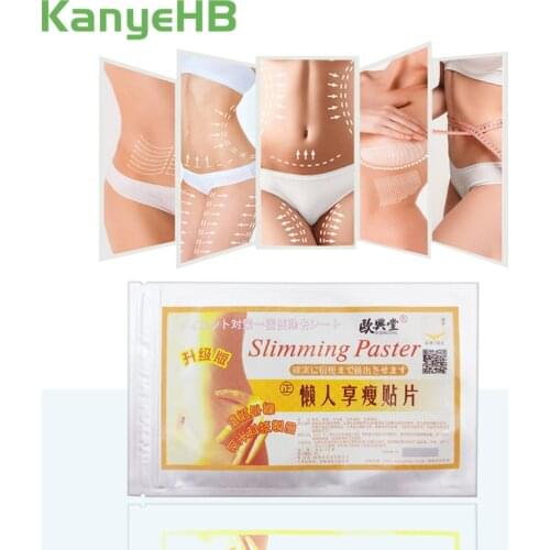 60pcs/6bags Slimming Patch Slim Navel Stick Diet Products Weight Loss Burning Fat Cream Body Stomach Leg Slimming Patches A203