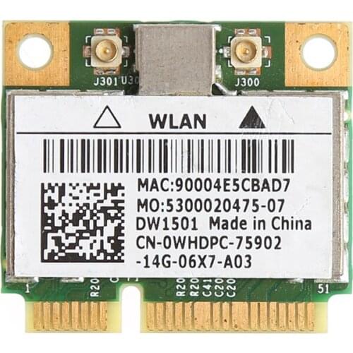 150M Wireless Wifi Mini PCI-E Card For Dell DW1501 0K5Y6D Broadcom BCM94313HMG2L