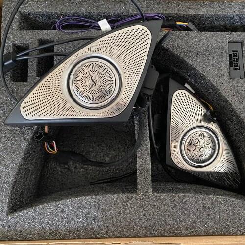 12 color LED Car Speaker Ambient light For Mercedes-Benz GLA W176 Door Left Right Tweeter Trim Ambient Light