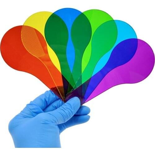 6Pcs/Set Kid Coloring Learning Boards Baby Montessori Early Educational Painting Game Plastic Drawing Sheet Light Filter Toys