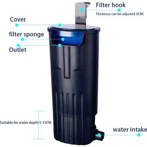 Turtle Low Water Aquarium Filter Pumps Fish Tank Waterfall Water Circulation 2019ing