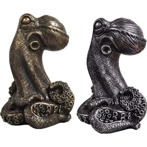 Octopus Pots Resin Tabletop Vase Succulent Planter Pots/Mini Flower Plant Containers Home Decor 12x16cm