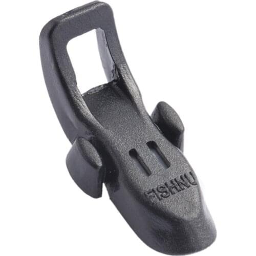 Magnetic Hook Keeper Fishing Rod Tool Clip Hanging Hooks Holder ABS Plastic Fishing Pole Hook Keeper With 2 Elastic Rubber Rings