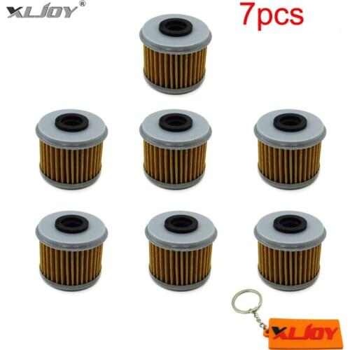 7x Oil Filter For Honda TRX450R CRF150RB CRF250R CRF450X HUSQVARNA 2013 TE310R TC250R TXC250R TXC310R TE310 TC250 TXC250 Moto