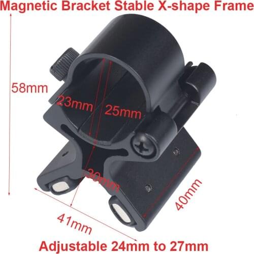 MIZUGIWA Magnetic Scope Mount Magnet Flashlights Mount Gun Strong X Holder Riflescope Laser Torch Lanterna Bracket Hunting Parts