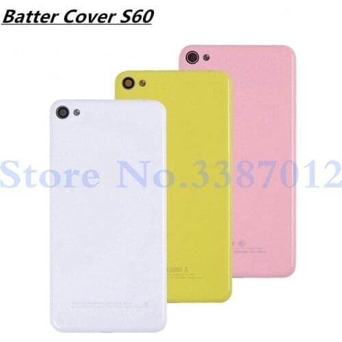 Original New For Lenovo S60 Back Battery Cover Housing Door Case With Side Button