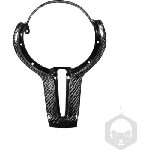 Wheel Trim Y-Shaped Waterproof Carbon Fiber Car Steering Wheel Replacement Trim for BMW