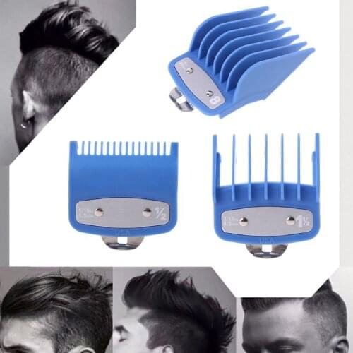 1PC/2PCS Professional Cutting Guide Comb Hair Clipper Limit Comb with Metal Clip