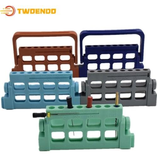 Dental 5pcs Root Canal Measurement 8 Holes Autoclavable Endo Block