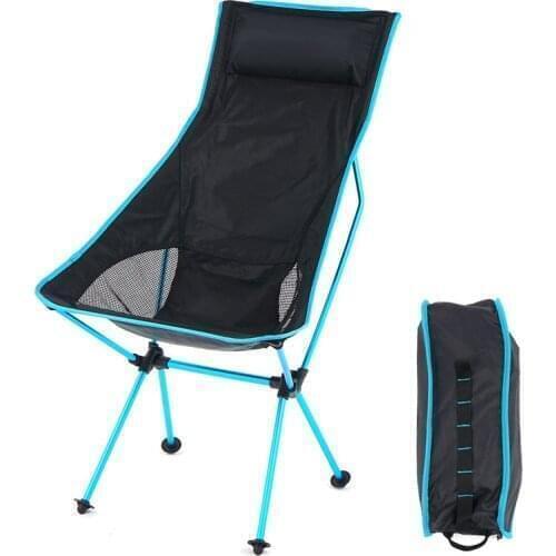 Ultralight Detachable Portable Moon Chair Lightweight Chair Folding Extended Seat Office Home Fishing Camping BBQ Garden Hiking