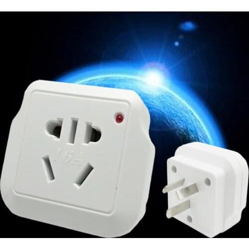 Universal AC Plug Adapter AC 250V 16A Converter 2 Round Pin Socket Suitable