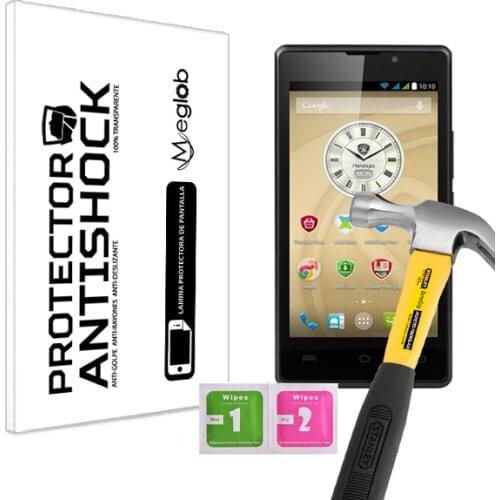 Protector de Pantalla Anti-Shock Anti-Golpe Anti-arañazos Compatible con Prestigio Wize A3