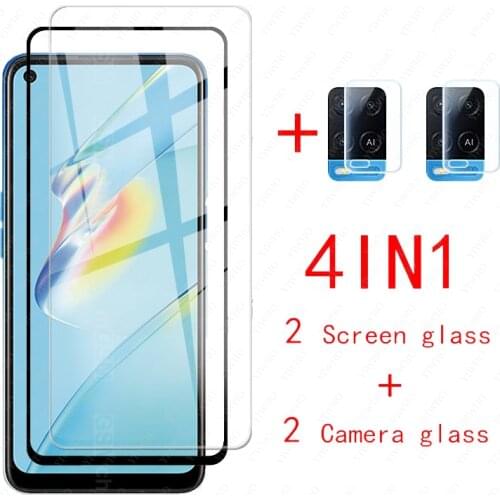 Glass for oppo a54 2021 a53s a 53 53s screen camera lens protector on oppoa52 oppoa53s 6.5'' protective glas tempered film cover