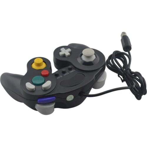 50PCS a lot 3 Buttons For Gamecube P-C Wired Controller Joypad/Joystick/Gamepads For N-G-C For MAC Computer Gamepad