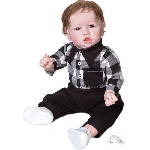 55cm Saskia Popular Reborn Doll Bebe Reborn Full Body Soft Silicone Flexible Handmade Collectible Doll