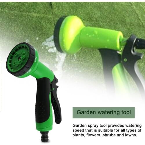 8 Modes Watering Sprayer Multifunction Garden High Pressure Water Gun Spray Mist Plastic Car Wash Garden Plant Watering Tool
