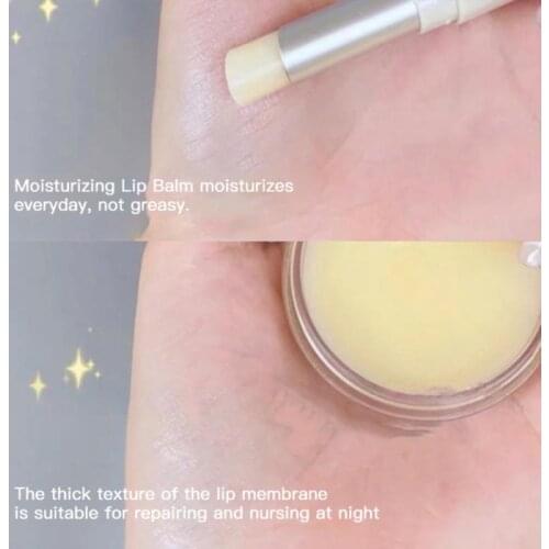 Coconut Fruit Lip Balm Night Sleep Care Moisturize Nourish Smooth Lips Cleans Up Dead Skin And Fades Lip Lines Lip Mask TSLM1