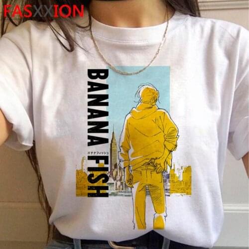 Banana Fish t shirt clothes male grunge streetwear casual ulzzang tumblr clothes t shirt tumblr