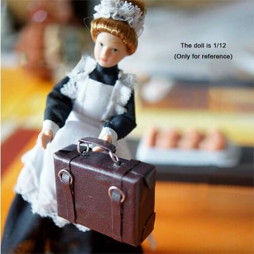 1/6 Scale Simulation Retro Suitcase Suitable for Life Scene Dollhouse Decoration Miniature Dolls Special Accessories