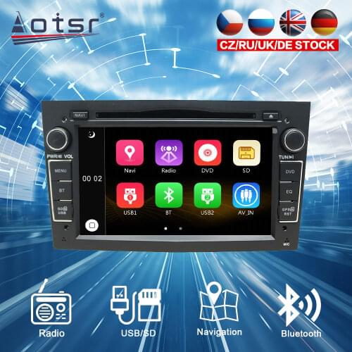 For OPEL ASTRA / VECTRA / ZAFIRA Wince 6.0 CD DVD Player Single DIN 7 Inch GPS Navigation Player BT in-Dash Radio