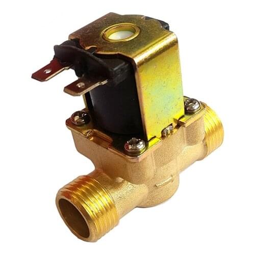 12v eletric Solenoid Valves 1/2" normally closed ,Copper body 24v water valve ,have filter