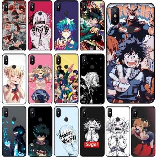 Hot sale My Hero Academia Tomura Shigaraki Katsuki Bakugo Shoto Todoroki Phone Case For Xiaomi Redmi note 8 9 pro