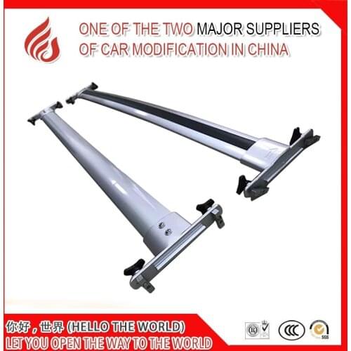 Hot sale High quality screw install Aluminium alloy roof rack cross bar for land cruiser 2011 12 13 14 2015 2016 2017 2018