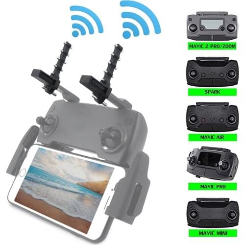 Mavic Controller Signal Antenna Range Extender Signal Booster For DJI Spark Mavic Air Mavic 2 Mavic Mini Controller 2.4/5.8Ghz