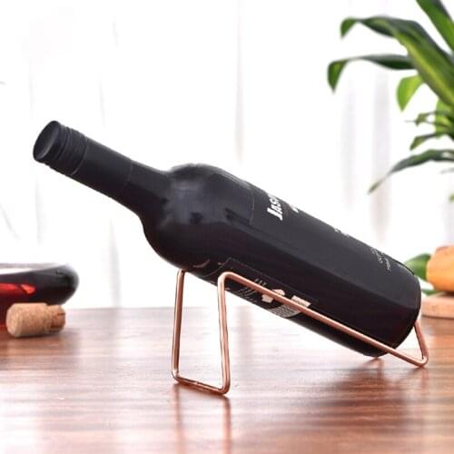 Wine Bottle Bracket Ornaments Creative Wine Display Rack Decoration European Style Simple Fashion Home Iron Art Supplies