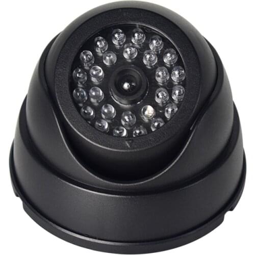 Dome Home Outdoor Indoor Dummy Fake Security Anti-theft Camera CCTV Fake Ip Camera Video Surveillance With Flashing LED Light