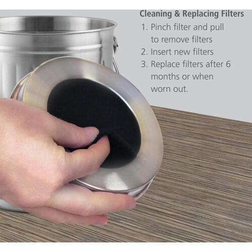 Square Round Compost Filter Cotton Deodorant Activated Carbon Kitchen Barrel Compost Instead Of Filter Activated Carbon Product